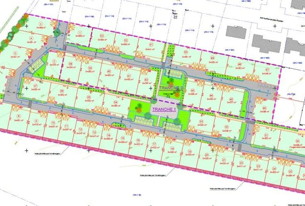 Image Terrain à bâtir de 311 m2 au prix de 42250 € à SURGERES.