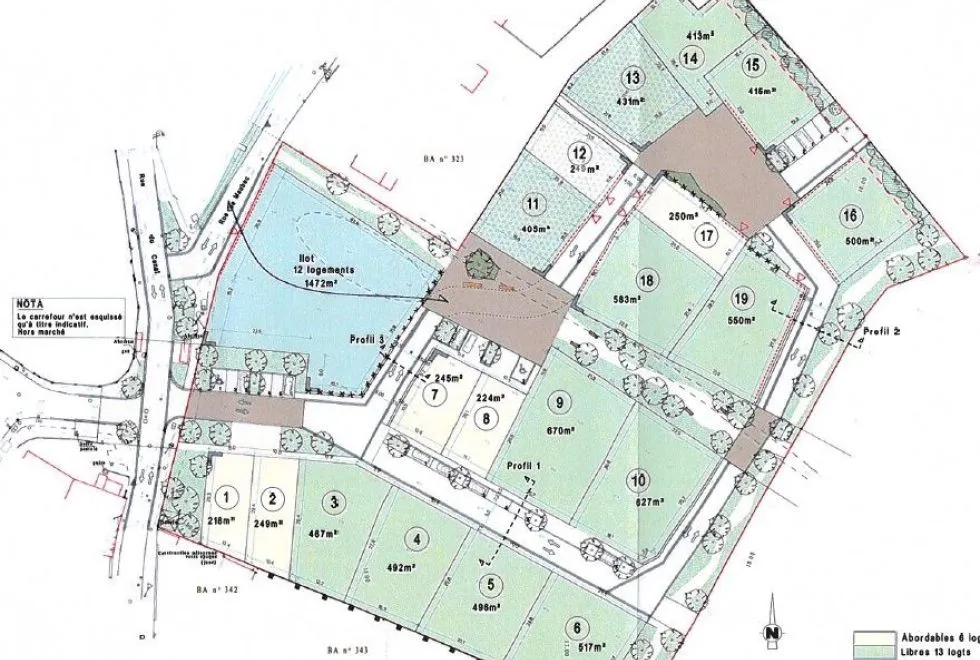 Image Terrain à bâtir de 583 m2 au prix de 299000 € à DOMPIERRE-SUR-MER.