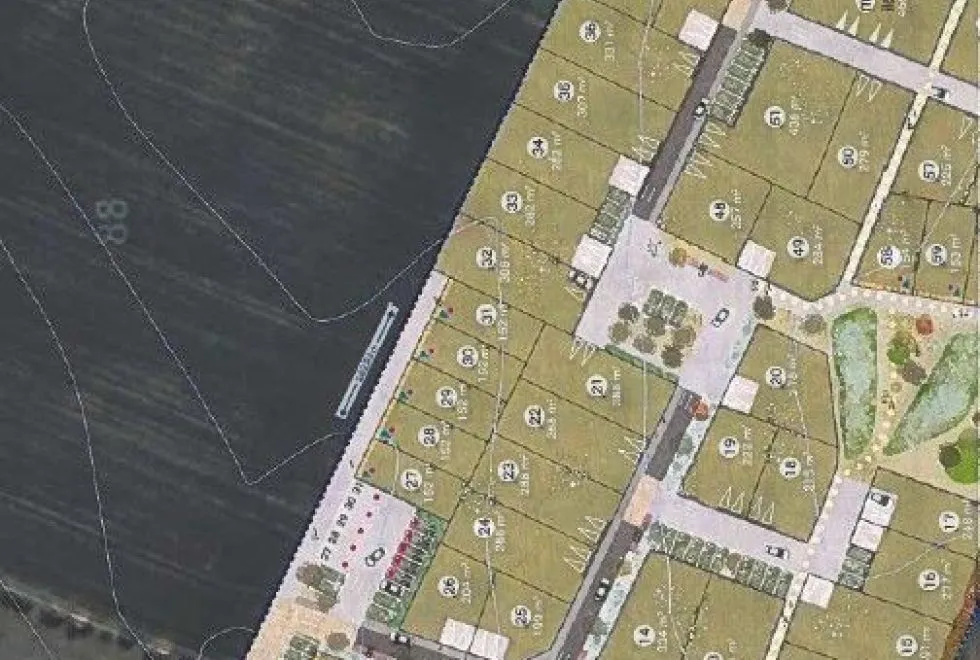 Image Terrain à bâtir de 288 m2 au prix de 82000 € à VILLEDOUX.