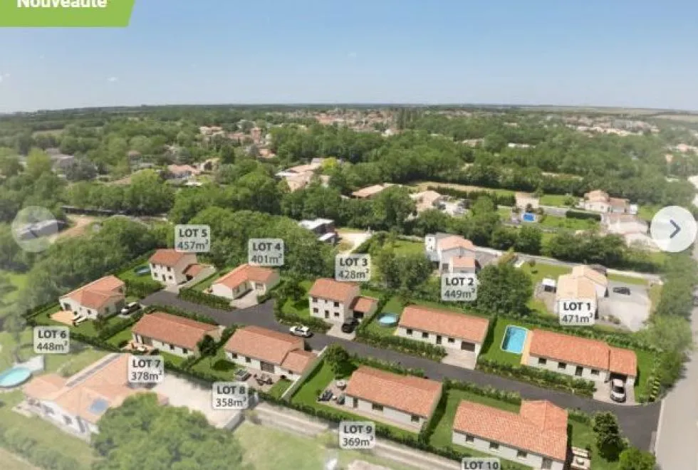 Image Terrain à bâtir de 358 m2 au prix de 39500 € à PRAHECQ.