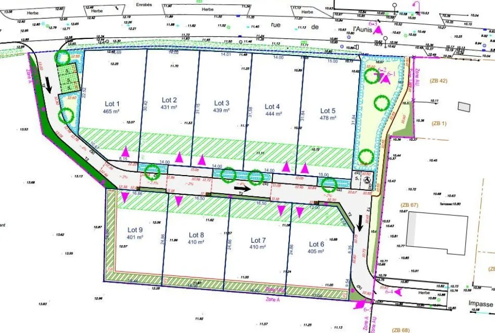 Image Terrain à bâtir de 439 m2 au prix de 61900 € à ANAIS.