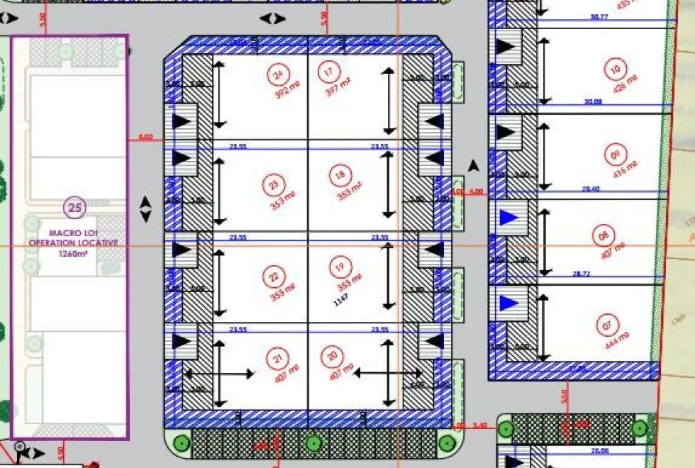 Image Terrain à bâtir de 392 m2 au prix de 68700 € à PORT-DES-BARQUES.