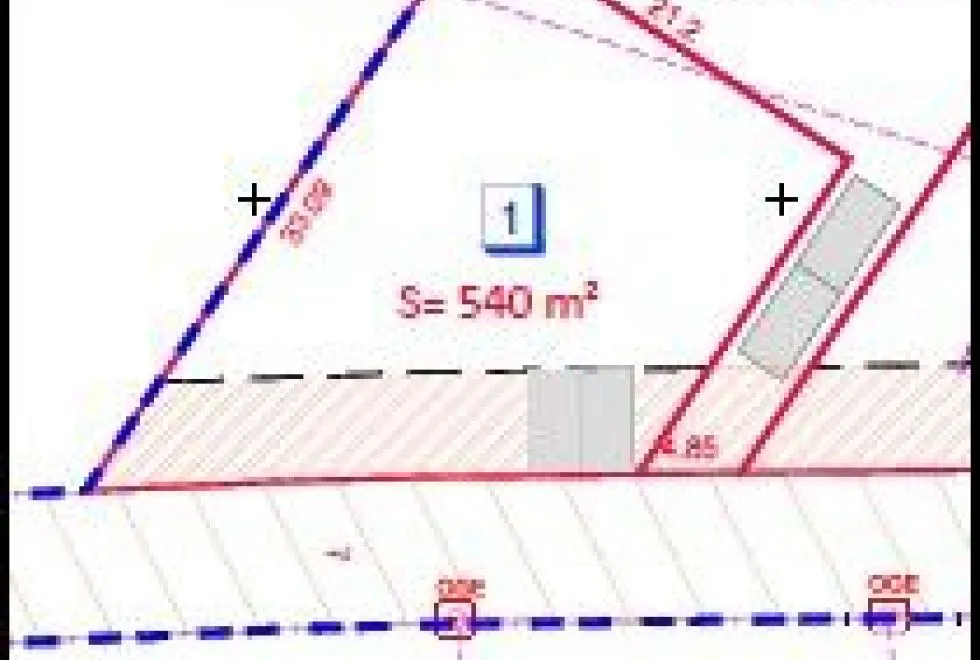 Image Terrain à bâtir de 540 m2 au prix de 71000 € à SAUJON.