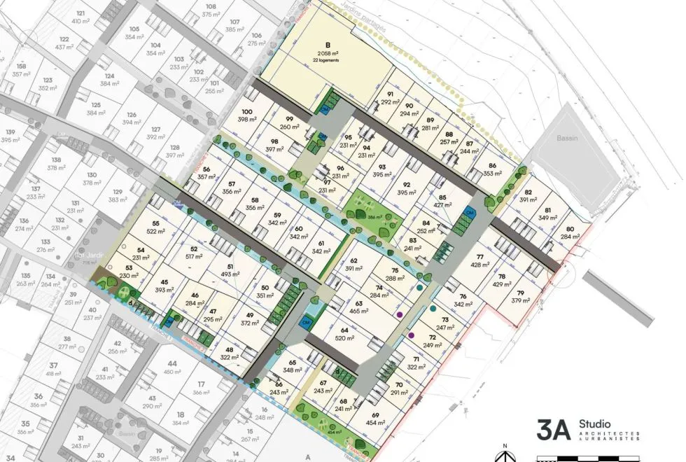 Image Terrain à bâtir de 427 m2 au prix de 104000 € à SAINT-GEORGES-DE-DIDONNE.