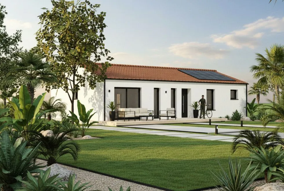 Image Projet de construction d'une maison 82.01 m² avec terrain à RIOUX (17)