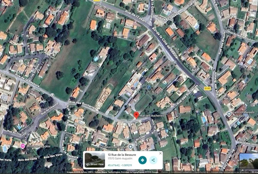 Image Terrain à bâtir de 432 m2 au prix de 95040 € à SAINT-AUGUSTIN.